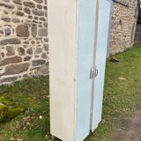 Armoire vintage en Formica bleu (vert d’eau)