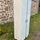 Armoire vintage en Formica bleu (vert d’eau)