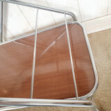 Folding service on formica wheels