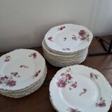 12 VINTAGE PORCELAIN PLATES "HAVILAND"