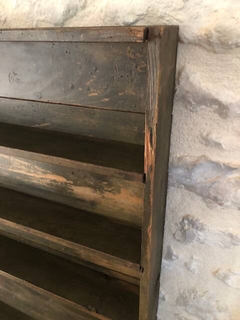 Etagère de métier en bois