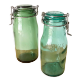 2 vintage jars ideal