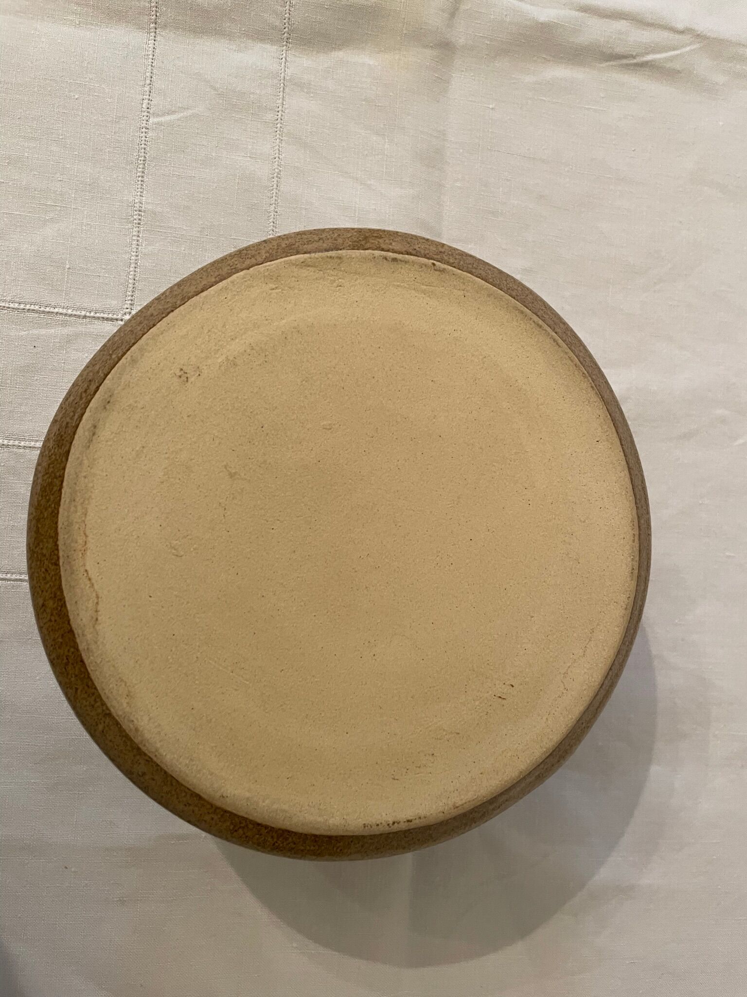 Stoneware candle holder