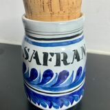 Set of 8 ceramic spice pots by Roger Capron