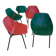 Suite of 5+1 shell chairs Pierre Guariche 1960
