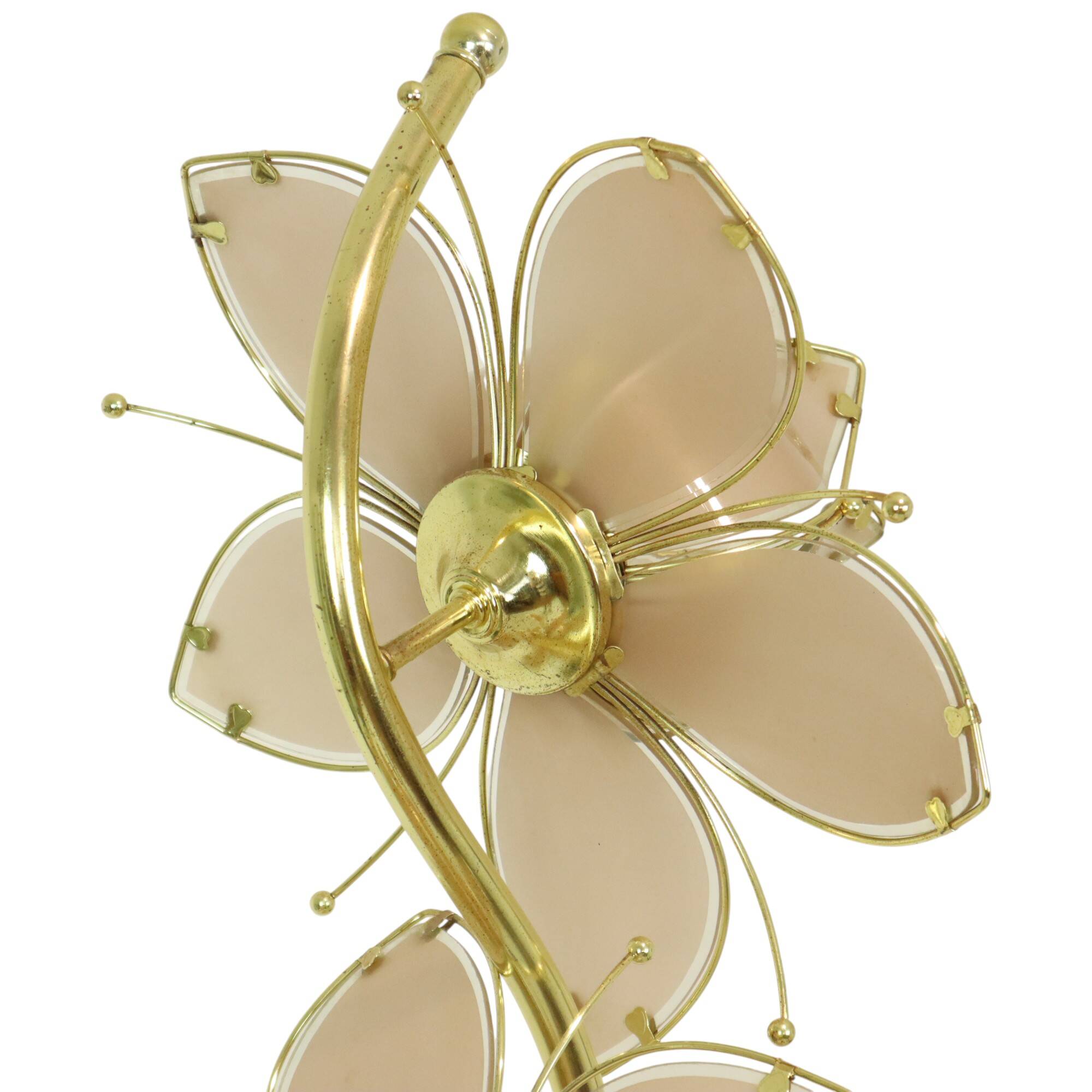 Italian Lotus Lamp XL Floor Lamp Hollywood Regency 190cm