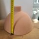 Coupelle lampadaire en terre cuite - suspension