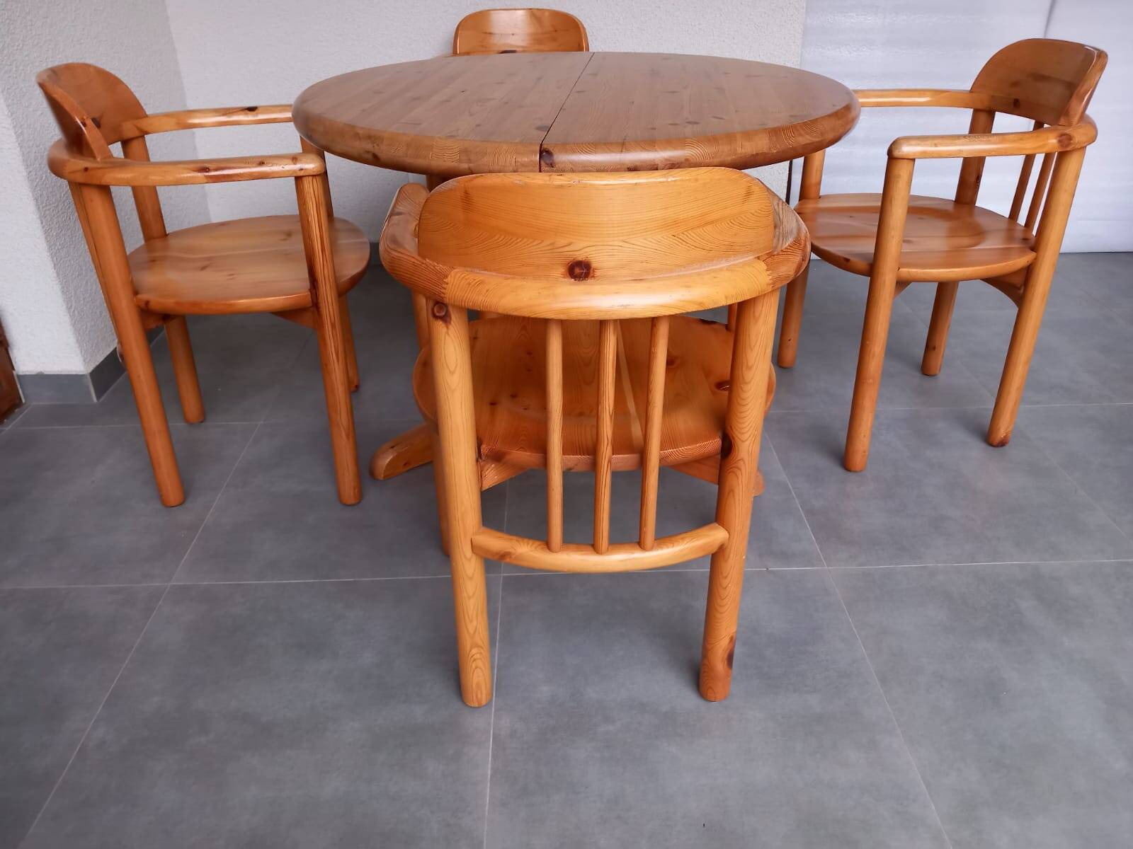 Table and chairs Denmark 1980s