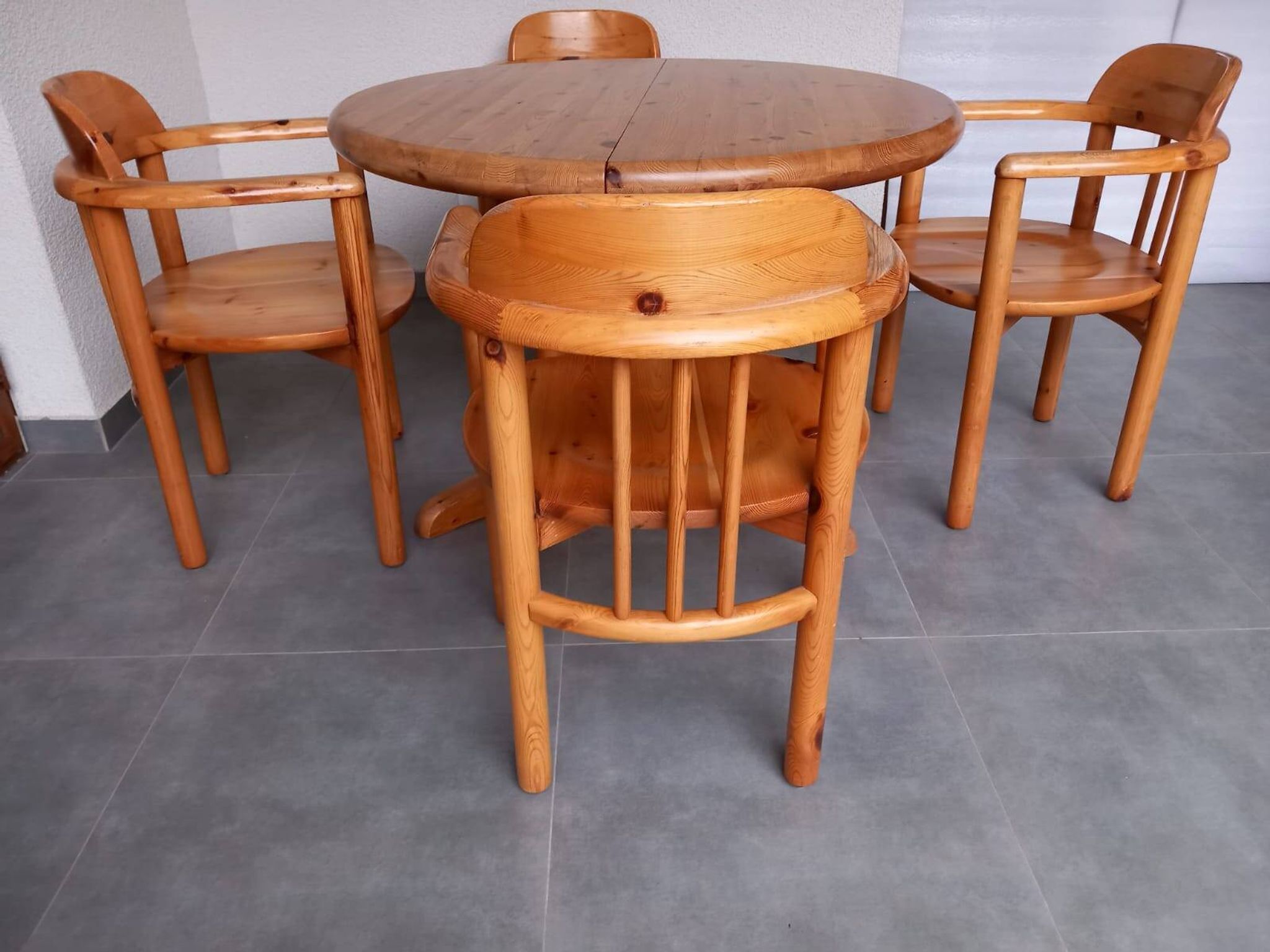 Table and chairs Denmark 1980s