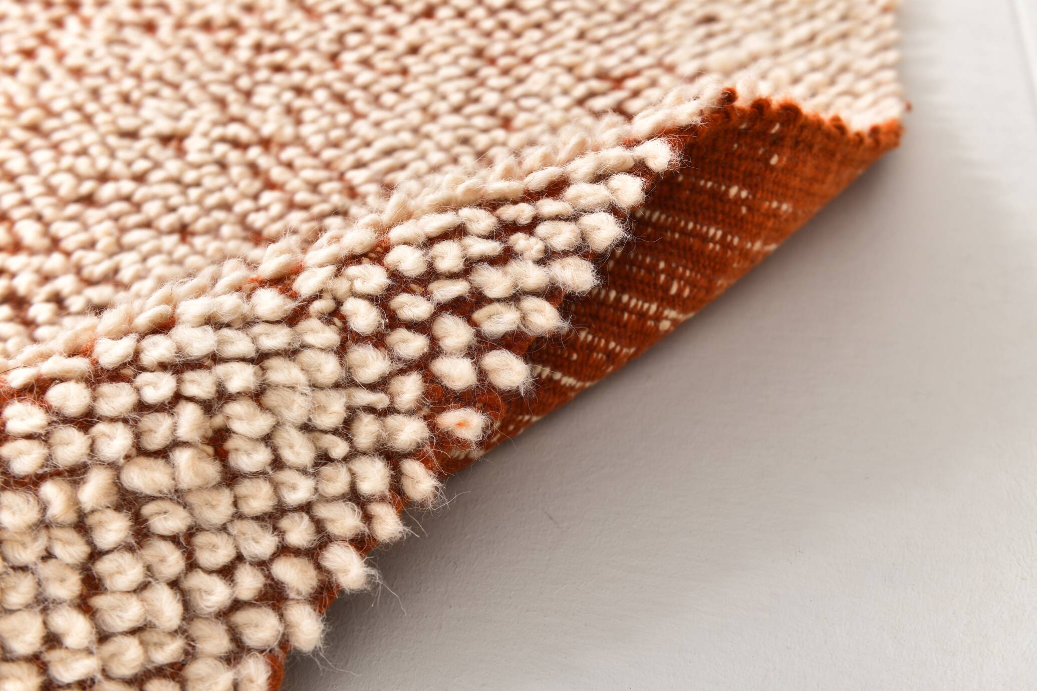 6x10 Terracotta Vintage Kilim Rug, 195x300Cm