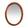 Vintage Mid Century Mirror with Inlaid Edge