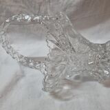 Bohemian crystal fruit basket