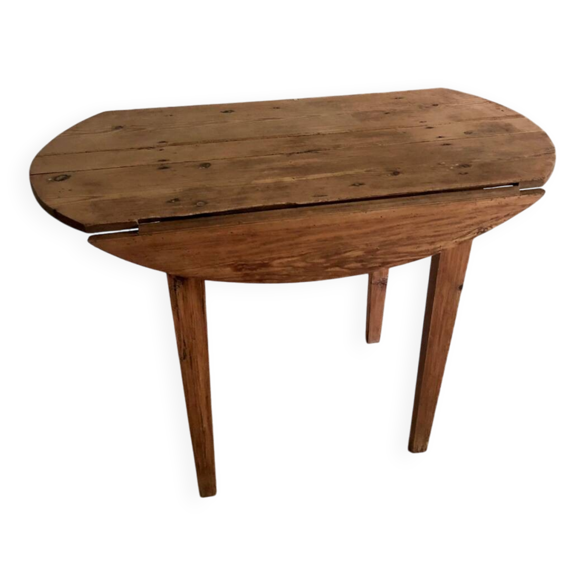 Antique round wooden table