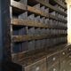 Meuble de métier à tiroirs et casiers