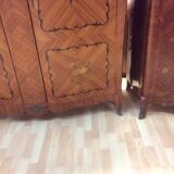 Armoire 2 portes avec marqueterie