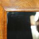 Pair of restored antique consoles from around 1815 in walnut, Regency style with mirror.