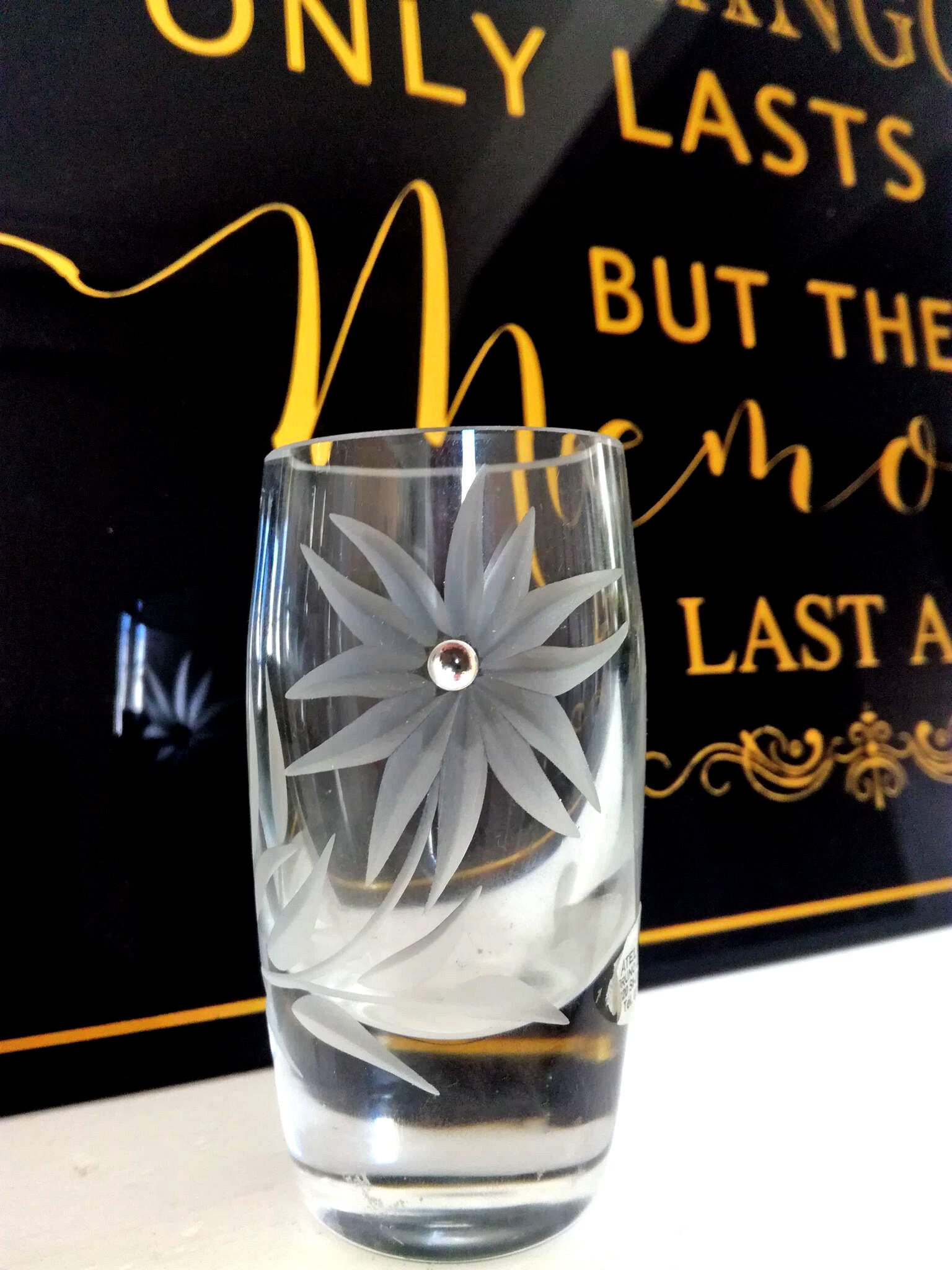 Crystal Lehrer liqueur glass
