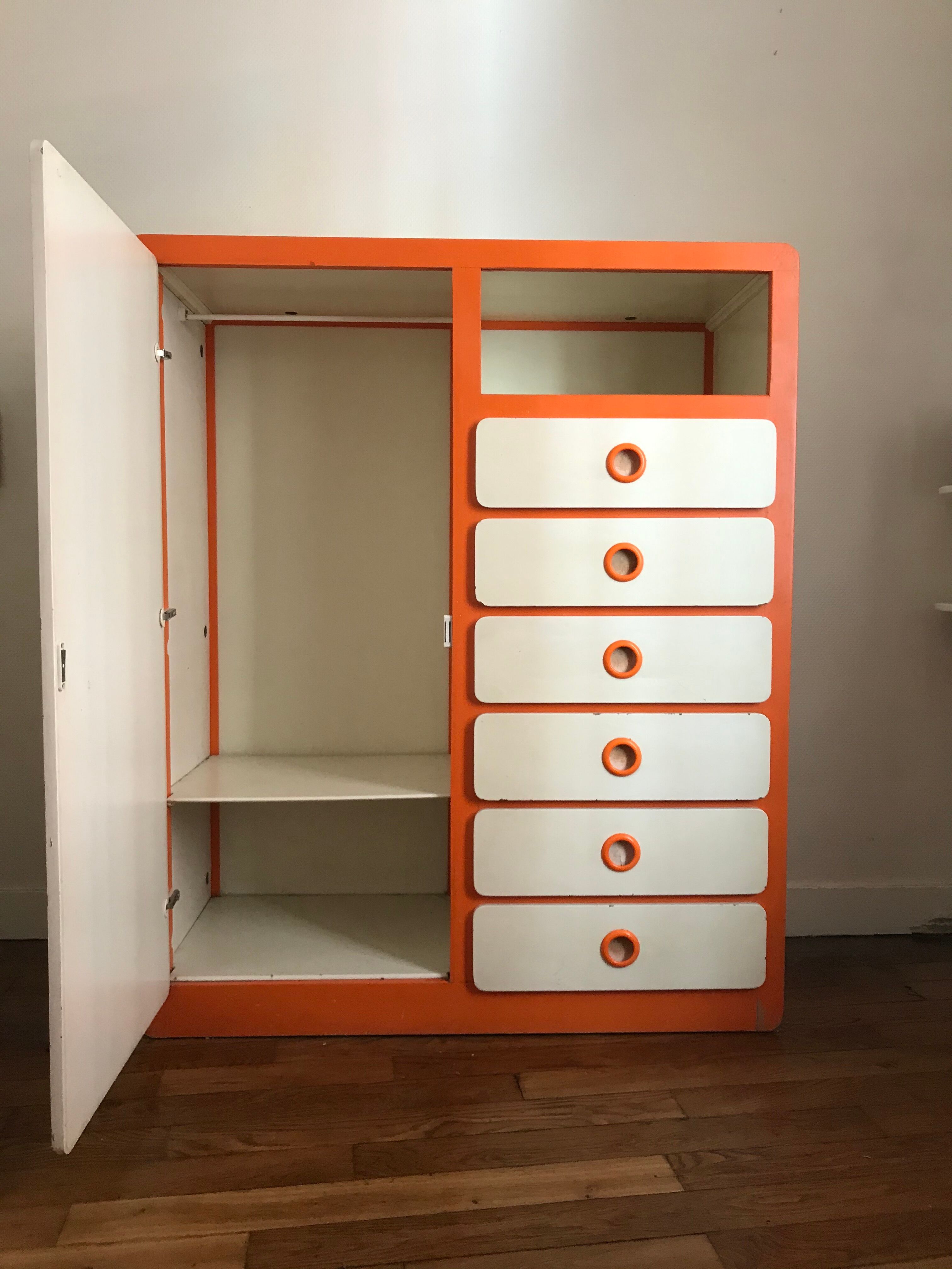 Vintage children's wardrobe