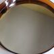 Miroir mural rond en plexiglas fumé "Syla" vintage années 70 48 cm