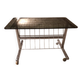 Vintage 70's coffee table, magazine rack