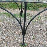 Banc de jardin en fer ancien