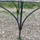 Banc de jardin en fer ancien