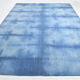 Shades of blue flatweave vintage rug 359x269cm