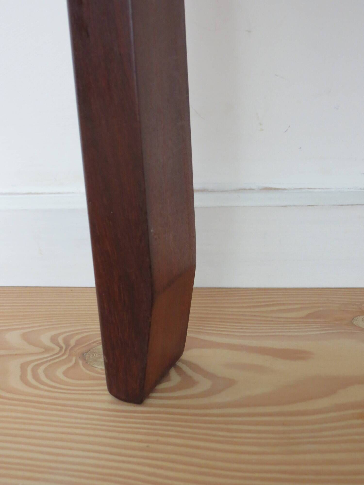 Pair of Mid Century Afrormosia Round Stacking Side Tables 1960s