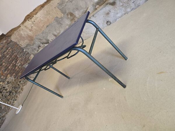 Bureau d'écolier double avec porte-cartables