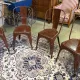 Lot de 4 chaises tolix