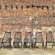 Set of 5 vintage Scandinavian chairs, antique seating furniture
