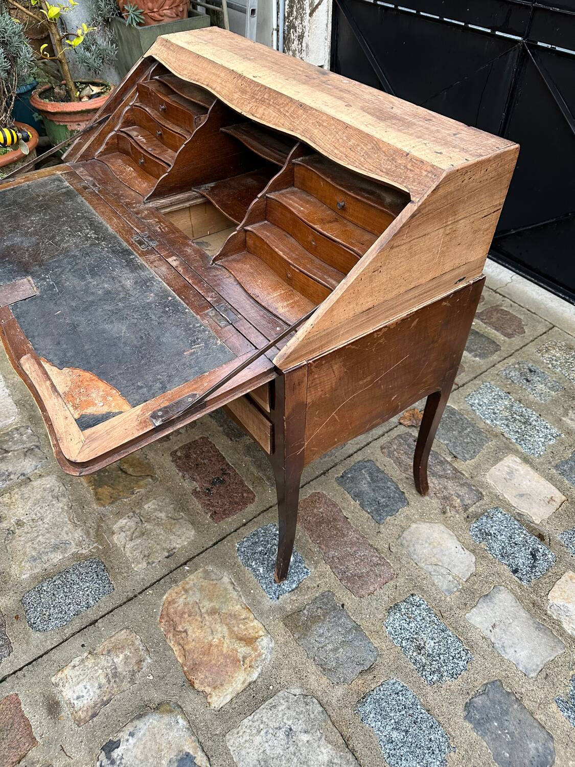 Antique Louis XV style sloped desk