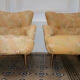 Pair of chairs design organic vintage 50s 60s