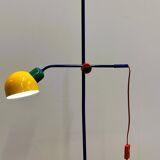 Postmodern Multicolor Metal Floorlamp by Veneta Lumi, 1980s Italy.