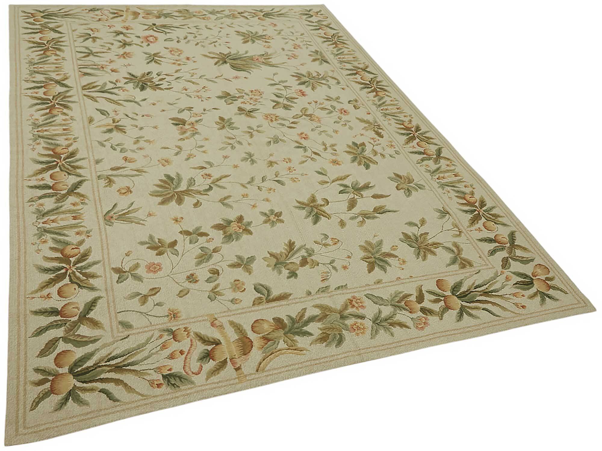 Handmade Vintage Flatweave Needlepoint Kilim 180 cm x 264 cm
