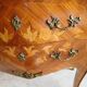 Commode en bois de rose 2 tiroirs plateau marbre n22