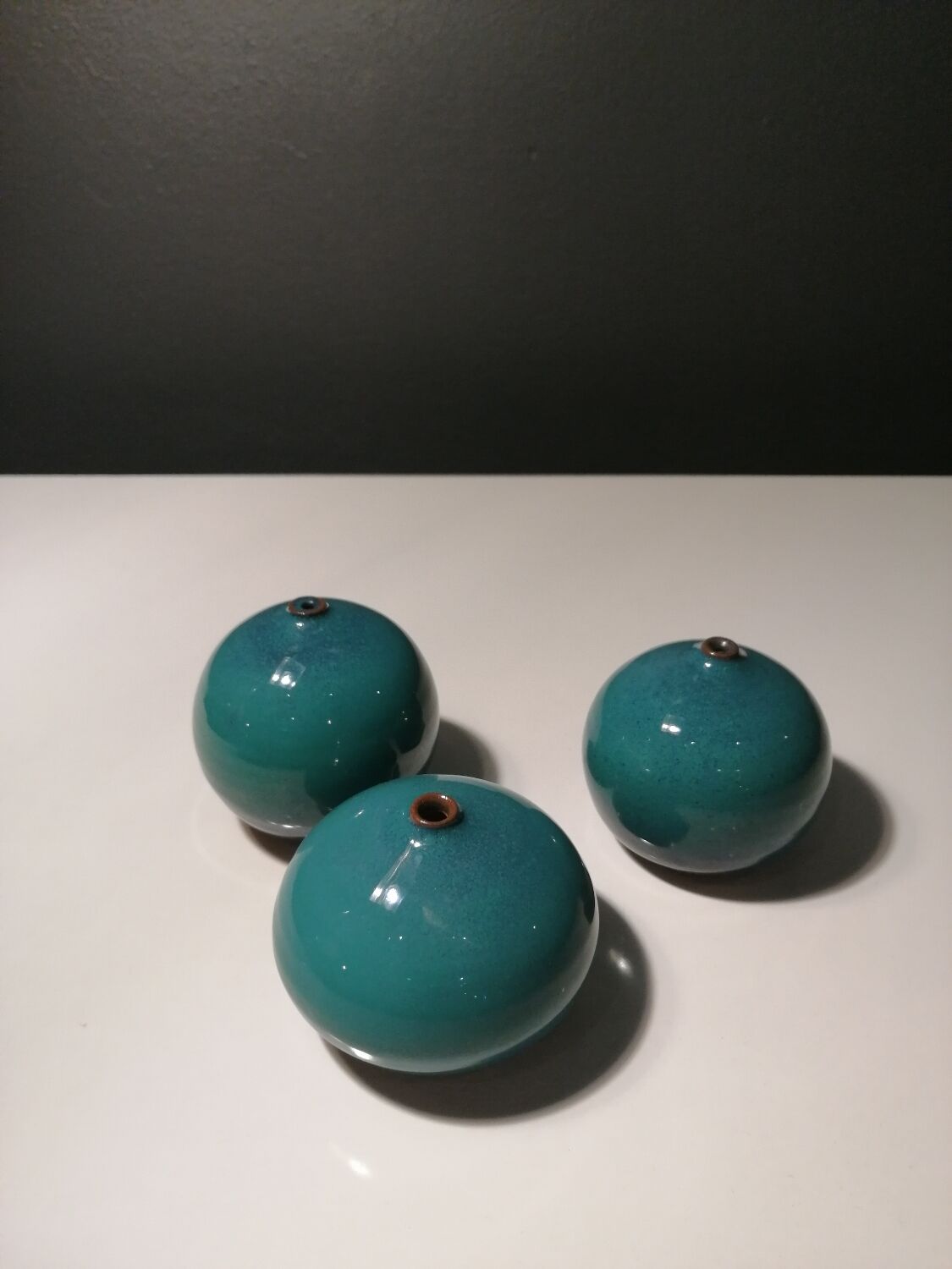 Soliflores vases by ceramist Antonio Lampecco