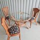 Rattan garden furniture