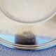 Christofle round tray in silver metal