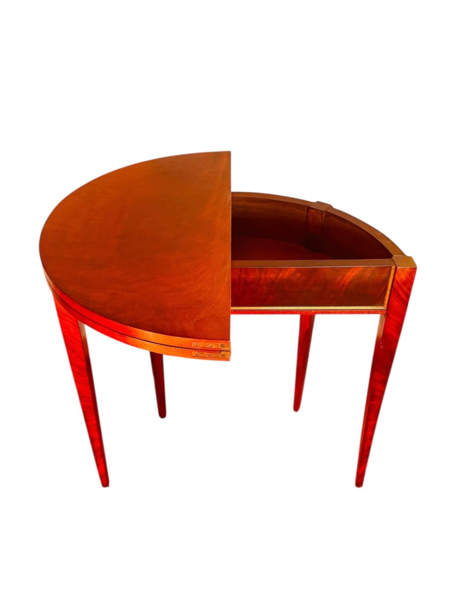 Table console demi-lune