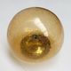 Amber colored mushroom ceiling or wall lamp, 1960s
