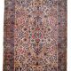 Handmade antique Persian Kerman rug 128cm x 210cm 1920s