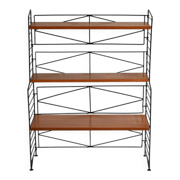 Scandinavian modular bookcase “String” style 1950s–60s