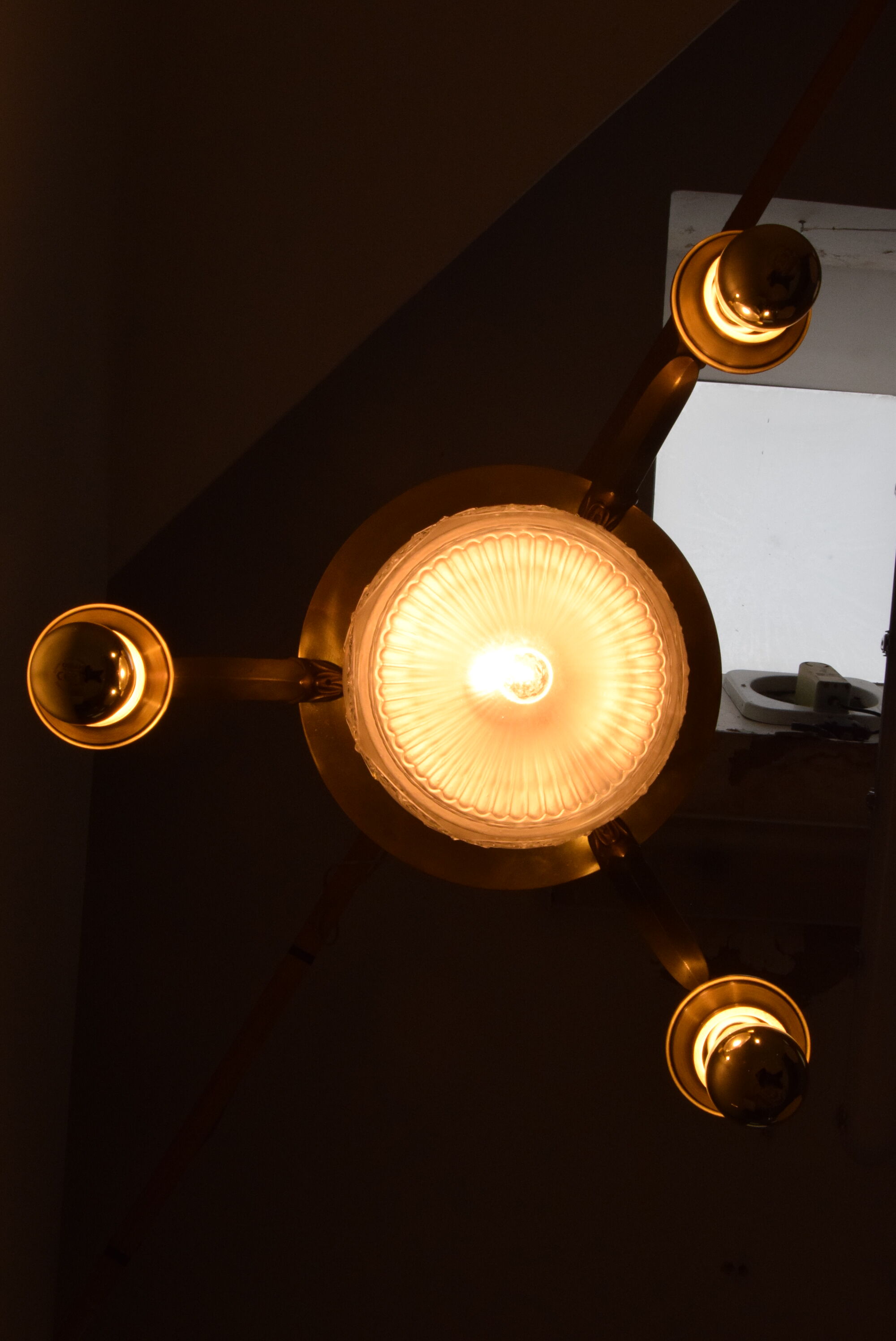 Art deco Design Chandelier,1930's.