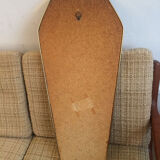 Asymmetrical vintage 50'60 ' free-form mirror, 33x73cm