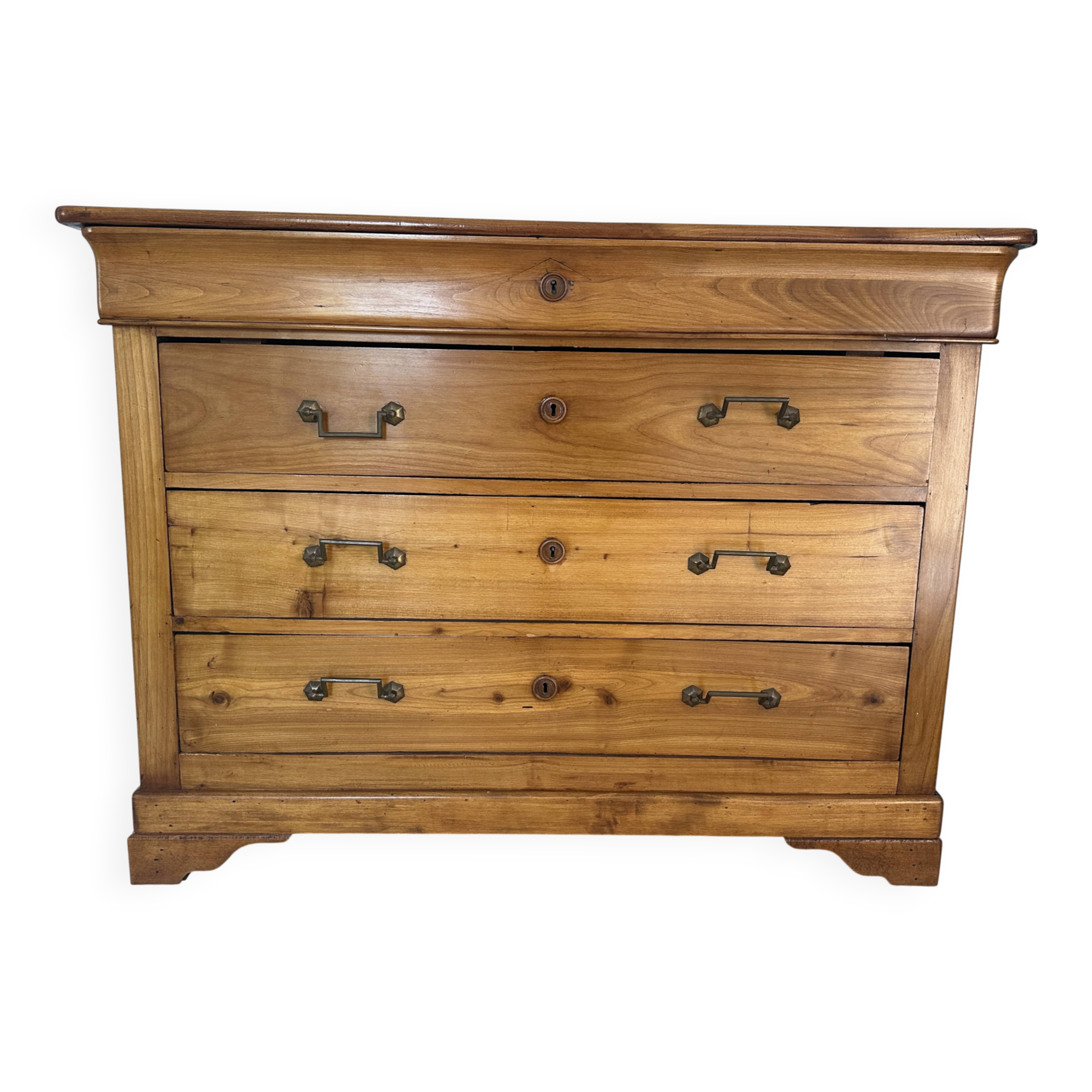 Louis-Philippe commode in cherry wood – 19th century – restored
