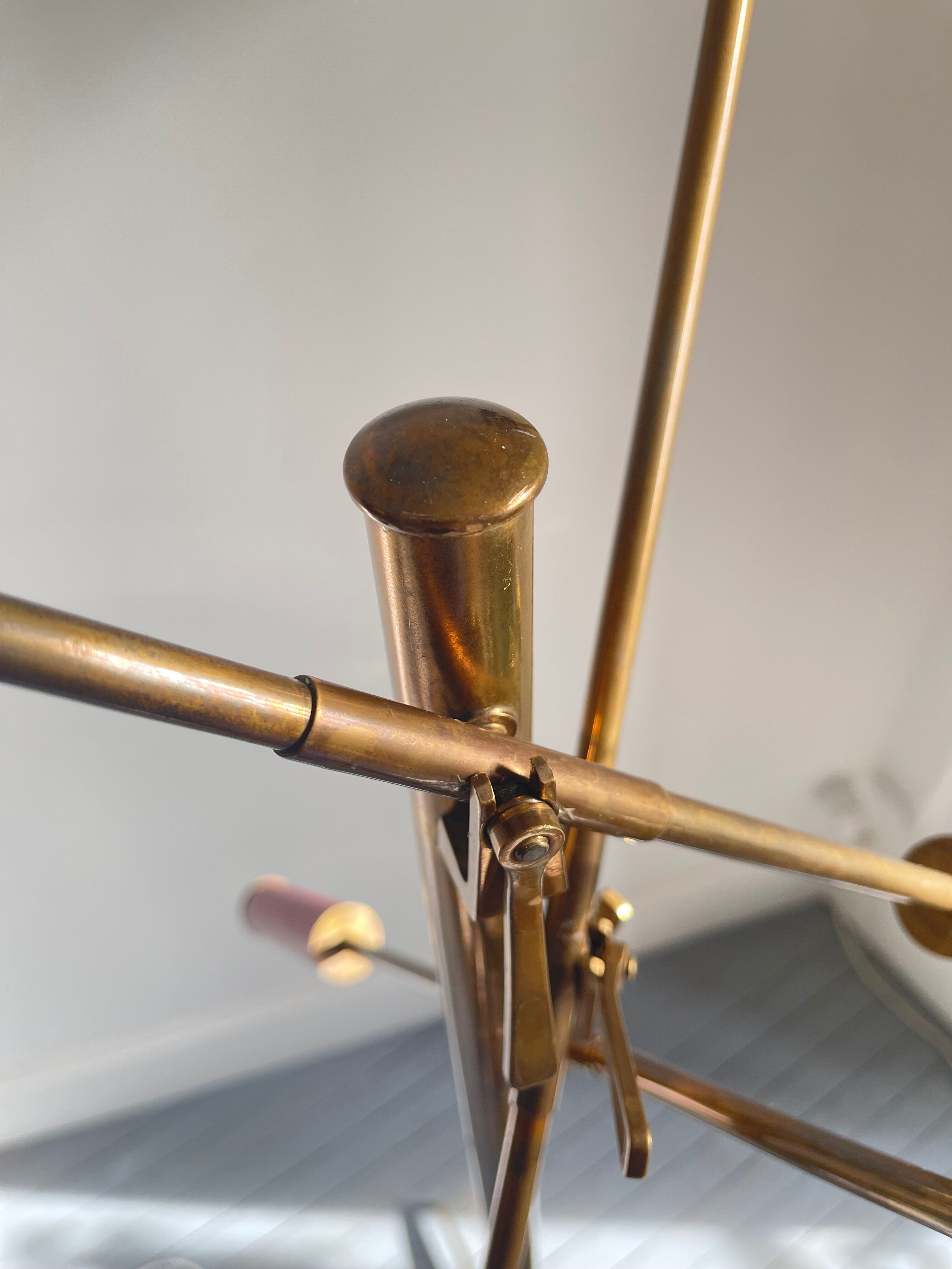 “Triennale” floor lamp by Angelo Lelii by Arredoluce