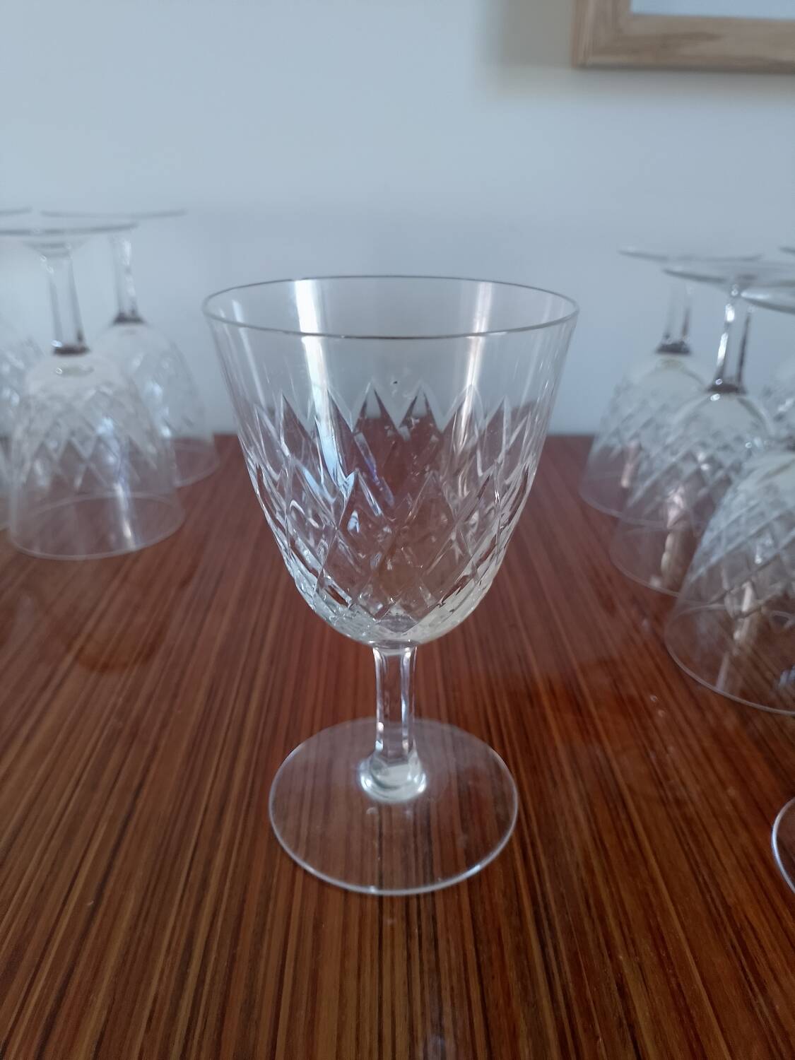 Set of wine glasses