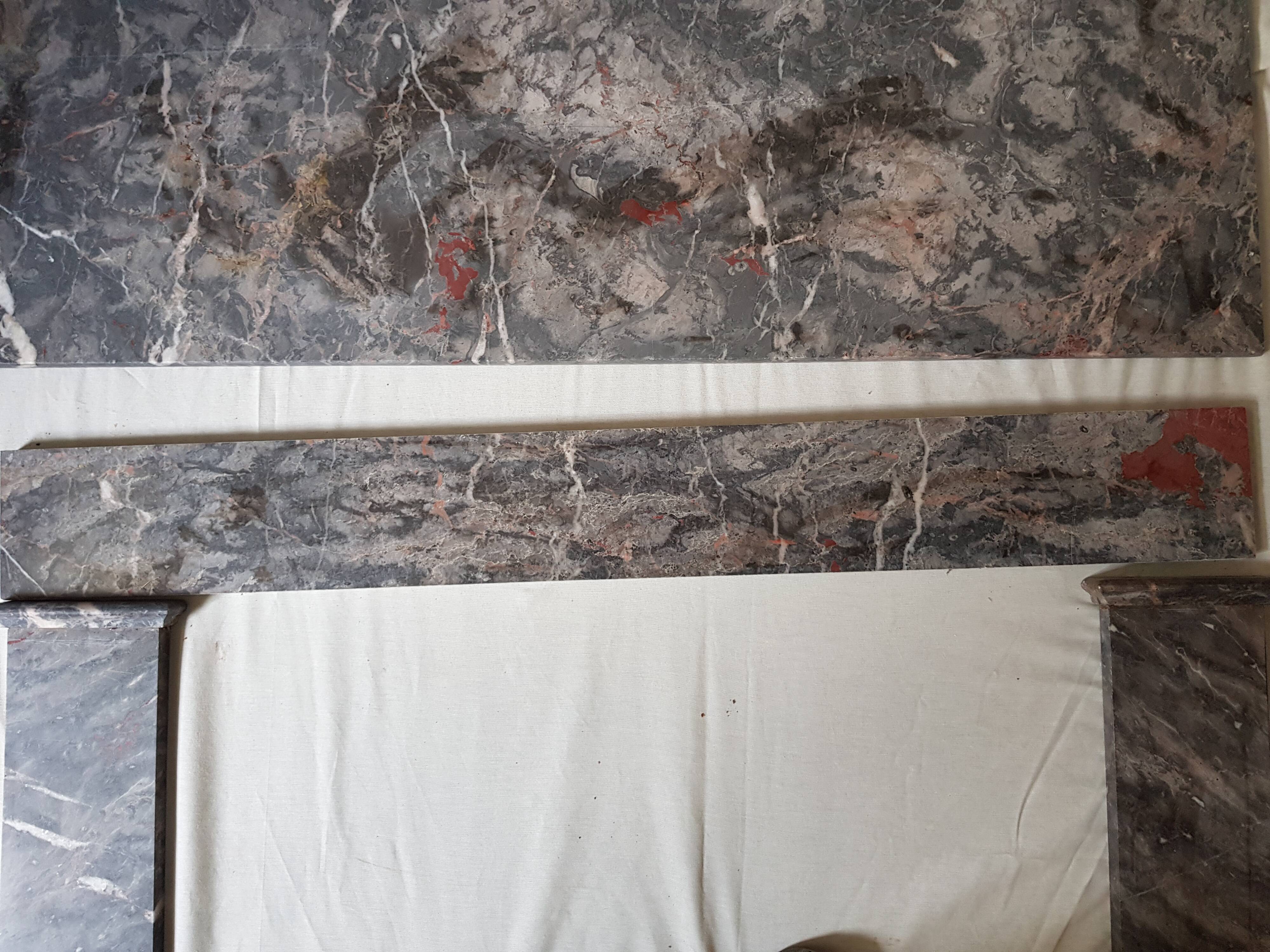 Marble fireplace nineteenth