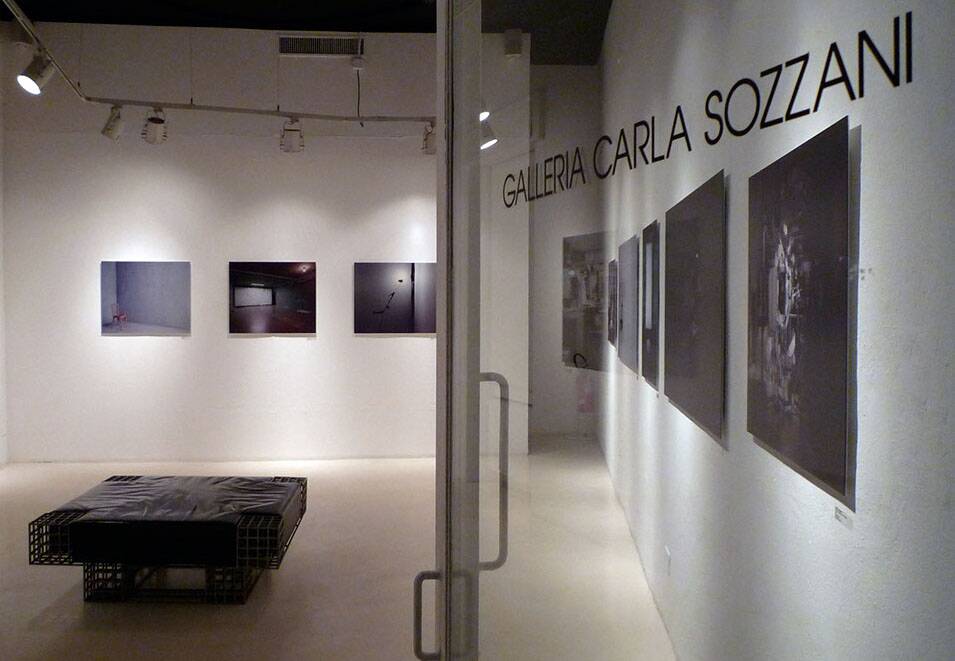 Large ottoman bench by Carla Sozzani in Milan, mohair velvet, 1990